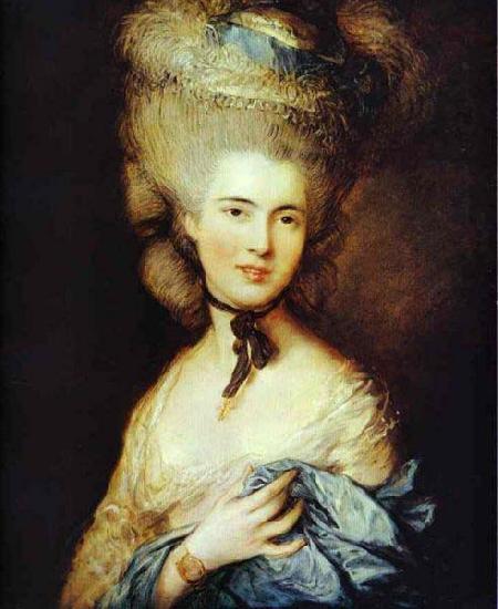 Thomas Gainsborough Lady in Blue oil painting picture